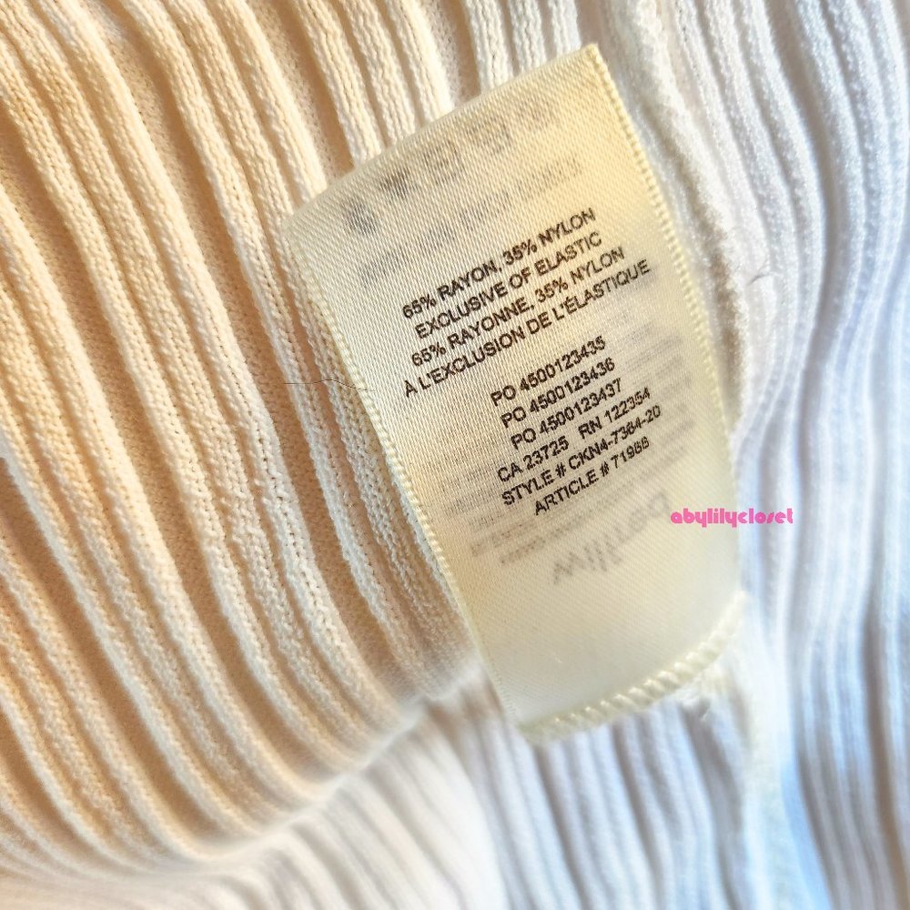 Aritzia Wilfred Knit Slit Skirt White XS - Picture 12 of 12